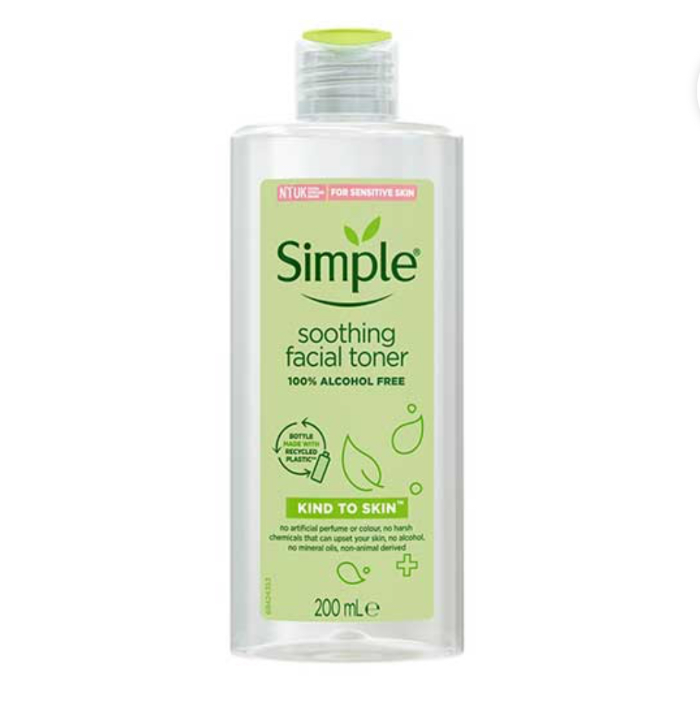 تونر سیمپل مدل kind to skin حجم 200 میلی لیتر